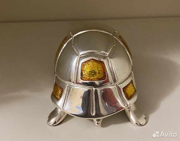 Статуэтка Черепаха (серебро, Италия)