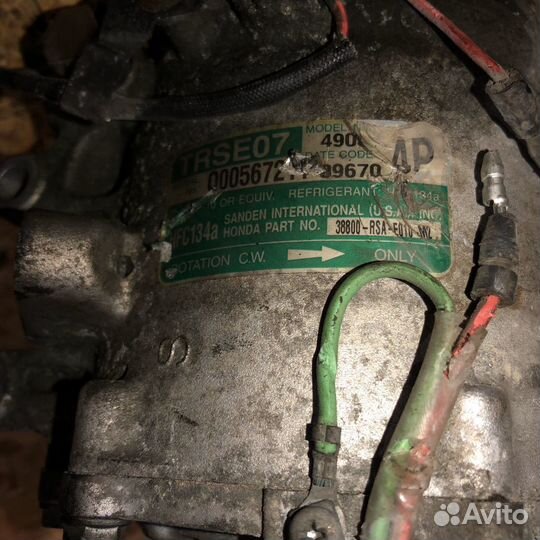 Компрессор кондиционер на Honda Civic 5D/4D