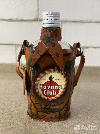 Чехол/сумка для бутылки кожа hand made Куба