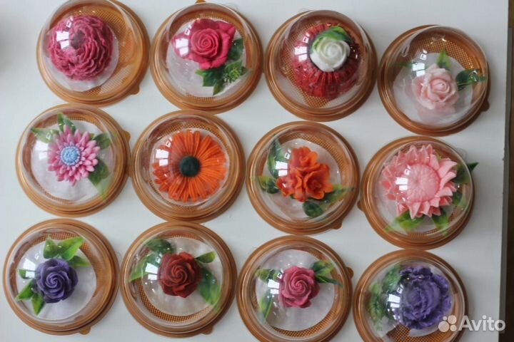 Мыльные композиции. Букеты с подсветкой и без