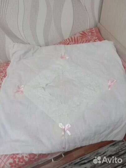 Тёплое одеяло с пододеяльником 90*90