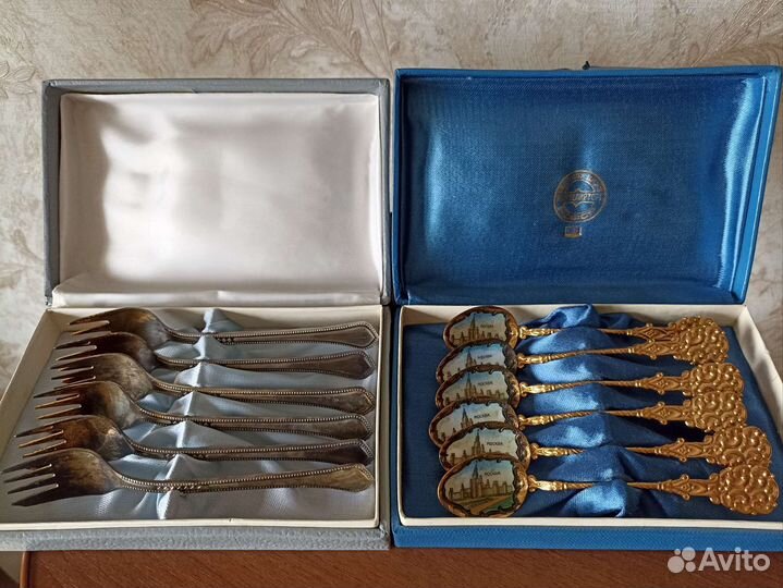 Столовые приборы мельхиор СССР