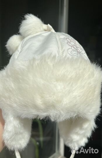 Зимняя шапка ушанка 46 с завязками