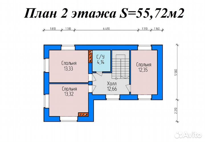 Проекты домов для ипотеки и строительства - 140 м2