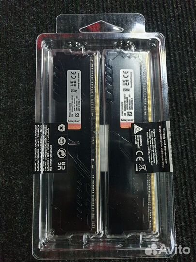 DDR4 Kingston fury Beast Black 2x16Gb 3600MHz CL18