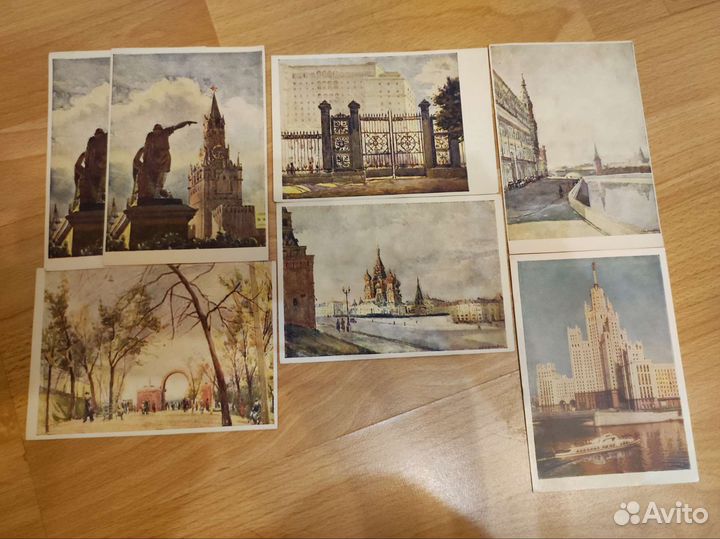 Открытки СССР 1940-1950-е