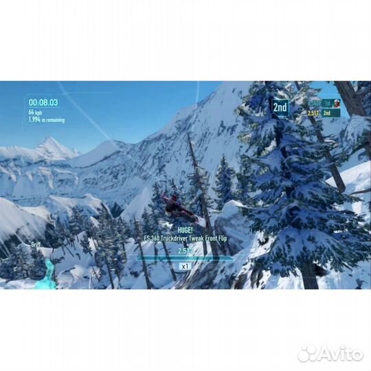 SSX, б/у, незнач.царап. (PS2)