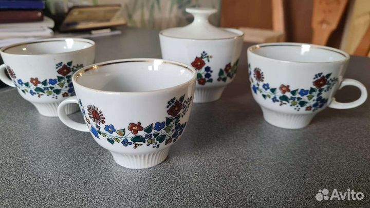 Чайный сервиз гдр colditz (остатки)