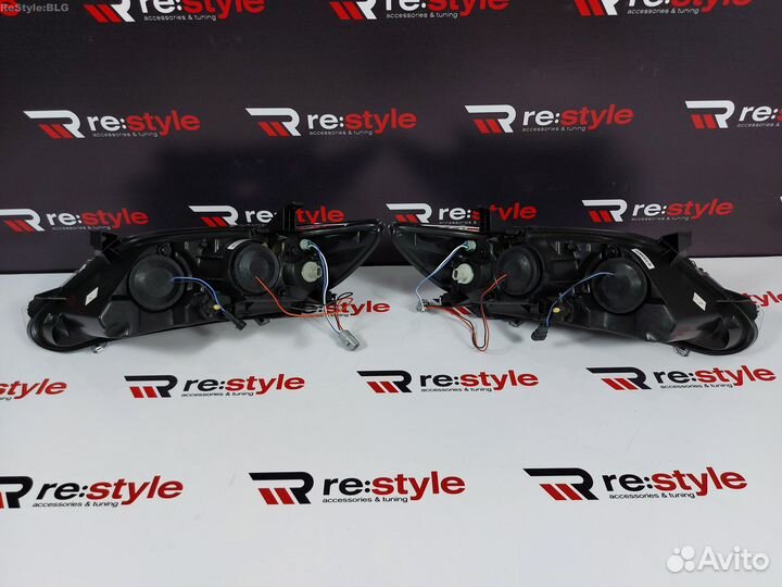 Фары Toyota Camry 40 Lexus Style Темные Vland