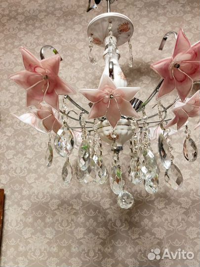 Люстра потолочная подвесная бу