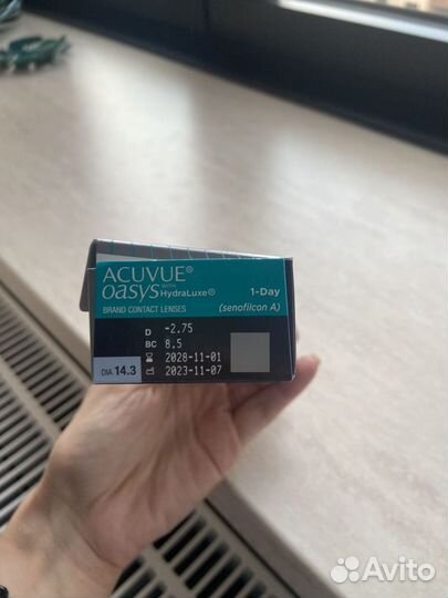 Линзы acuvue oasys -2.75