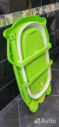 Ванночка для купания складная с матрасиком