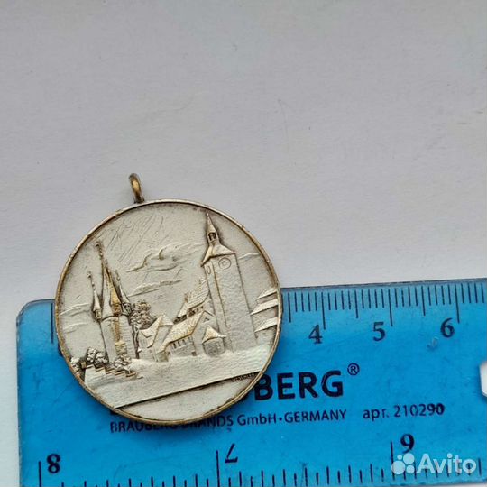 Старинна медаль 1928 год Линдау