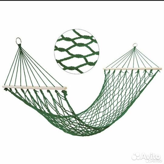 Гамак сетка на деревянных планках