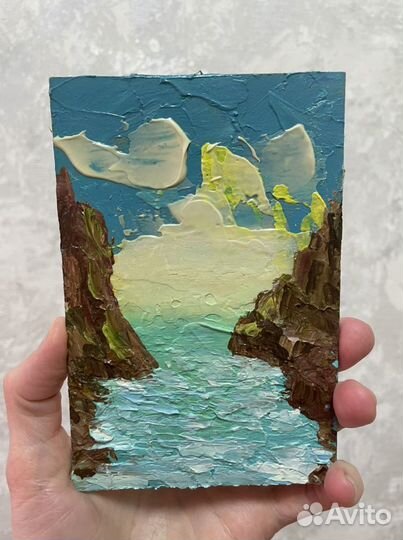 Картина маслом Море