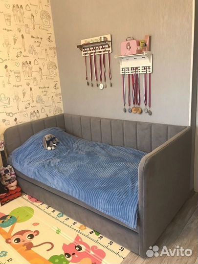 Мягкая Детская Кровать Крекер 180х90 спальное