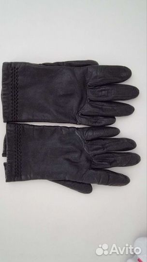Перчатки кожаные женские