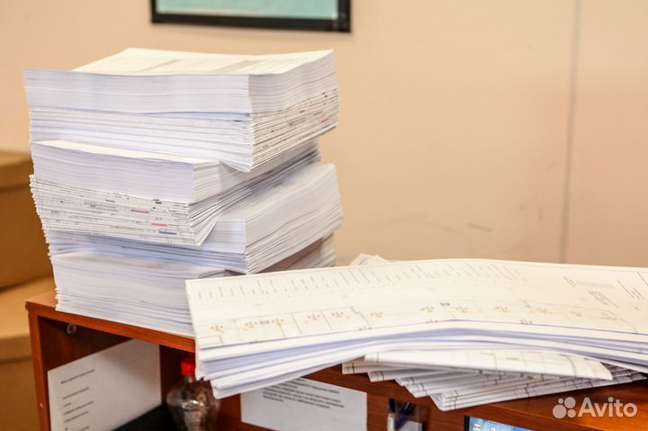 Брошюровка А4, А3, А2, А1, A0