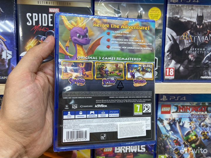 Spyro Reignited Trilogy игра PS4