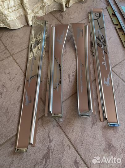 Газ 21 новые накладки порогов