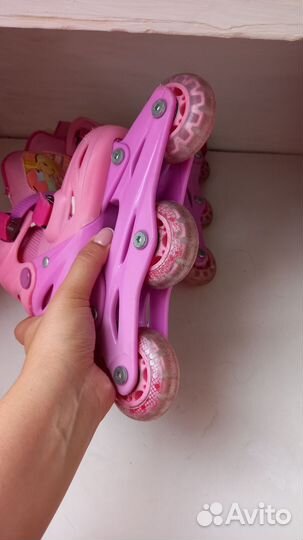 Роликовые коньки детские раздвижные