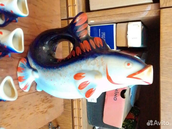 Фарфоровые статуэтки СССР рыбки