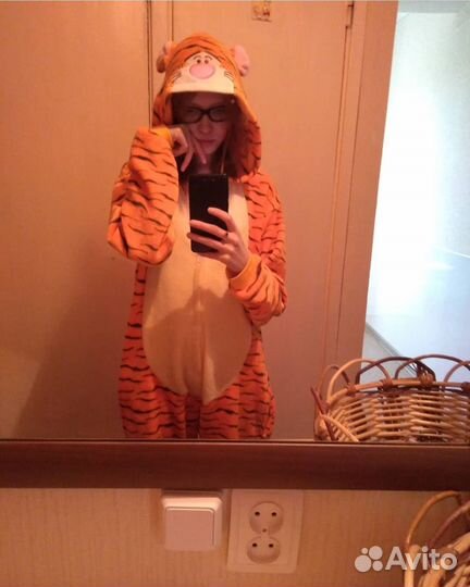 Кигуруми пижама костюм тигра тигруля