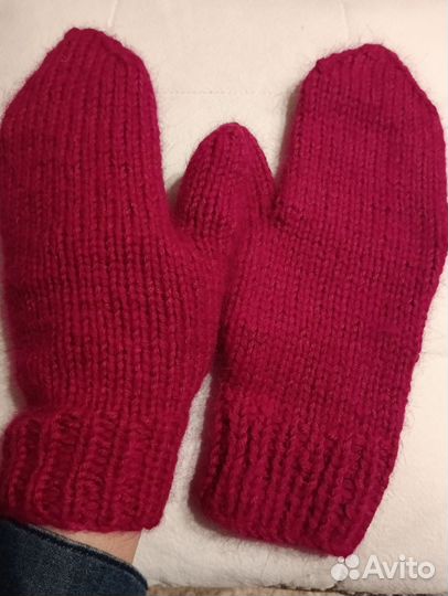 Варежки женские ручная работа