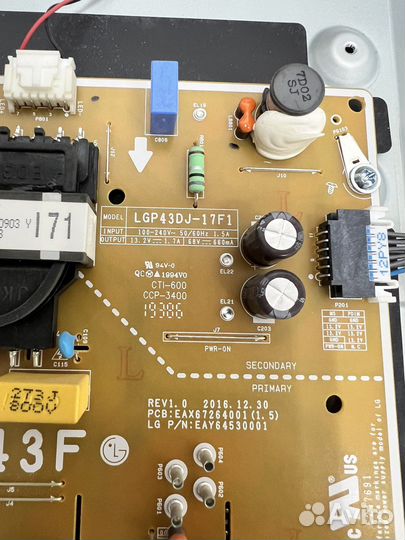 Разбор LG 43LK5910