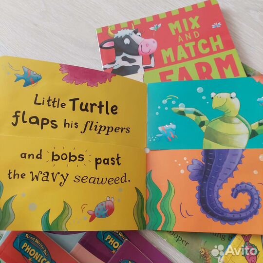 Книги на английском (phonics books) 14 книг