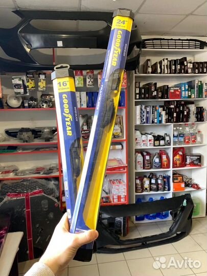 Щетки стеклоочистителя бескаркасная Goodyear