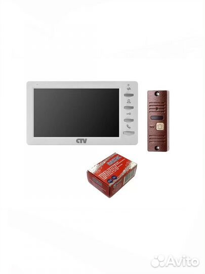 Бюджетный комплект видеодомофона для квартиры