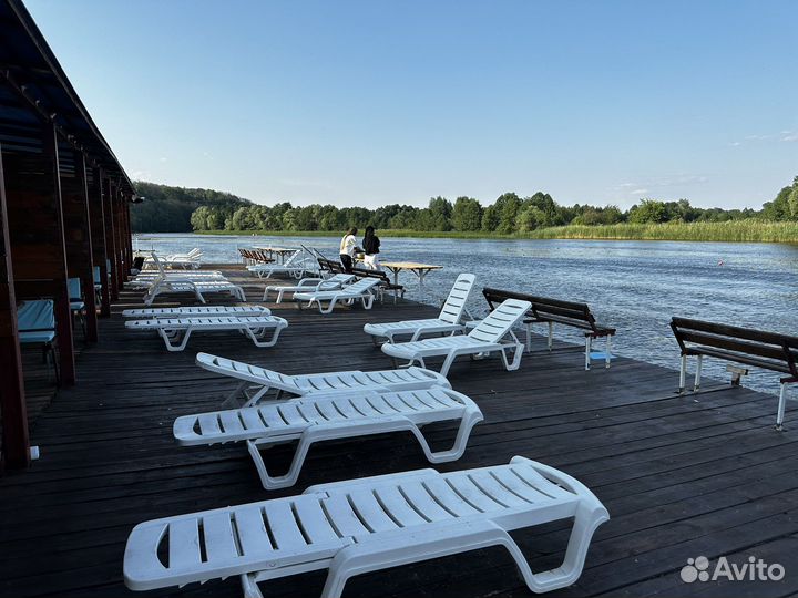 Беседки у речки, VIP пляж