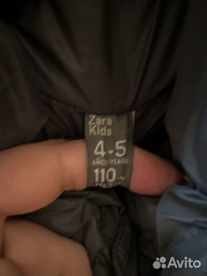Куртка для девочки zara 110