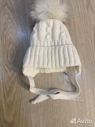 Шапка зима белая