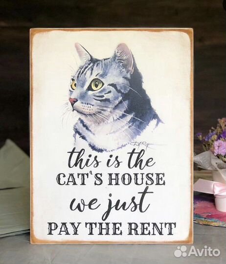 Интерьерная табличка, картина