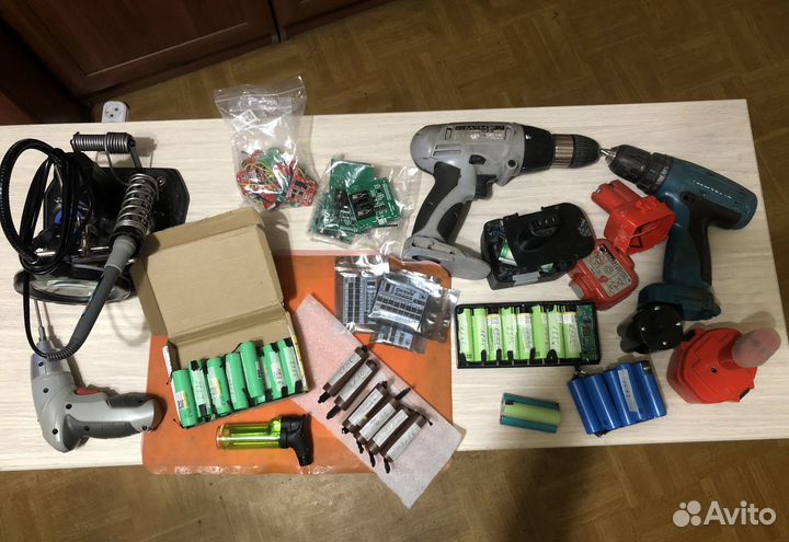 Переделка-ремонт аккумуляторов для шуруповерта
