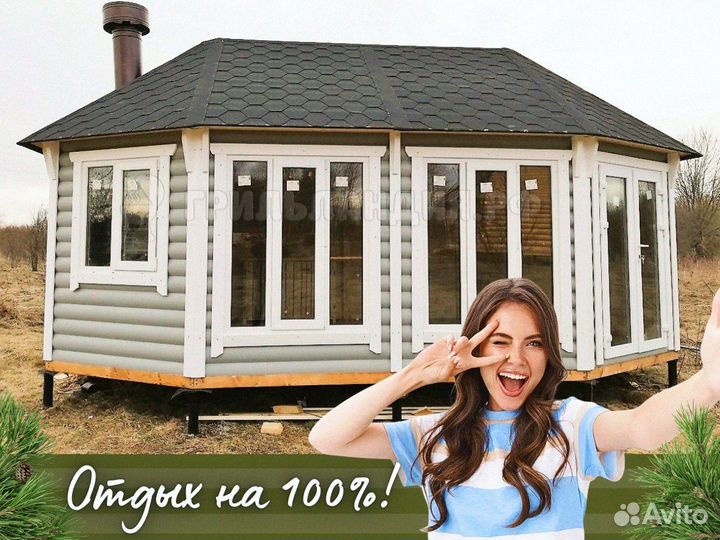 Беседка Гриль домик 17 м