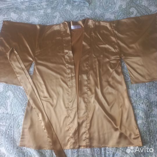 Халат кимоно женский шелк 46-52 размер