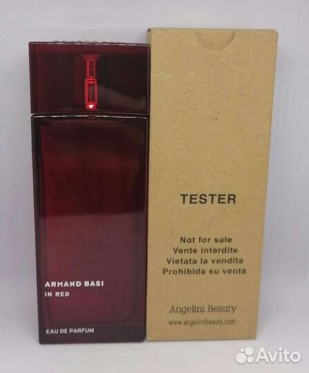 Туалетная и парфюмерная вода armand basi IN RED