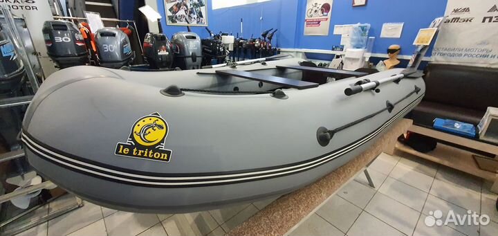 Лодка пвх Triton Air 330 серая