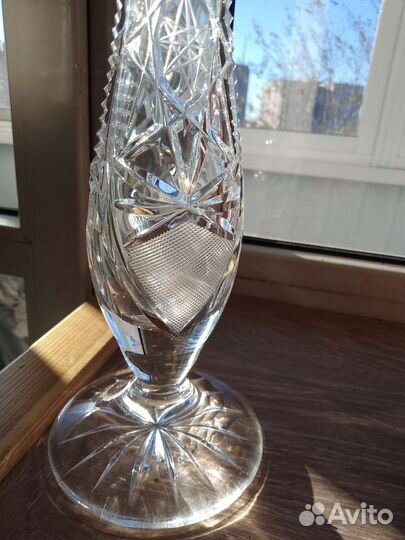 Ваза. Богемский хрусталь