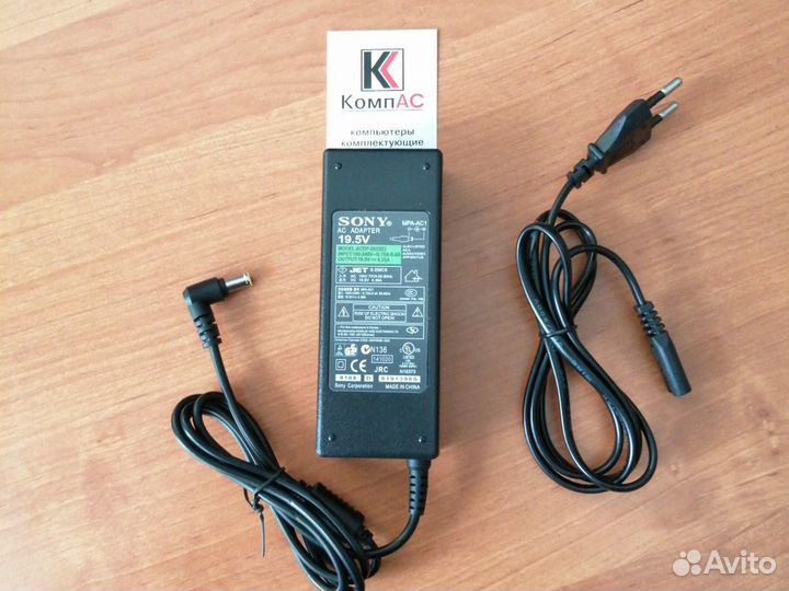 Блок питания для ноутбука Sony 19.5V, 4.36A