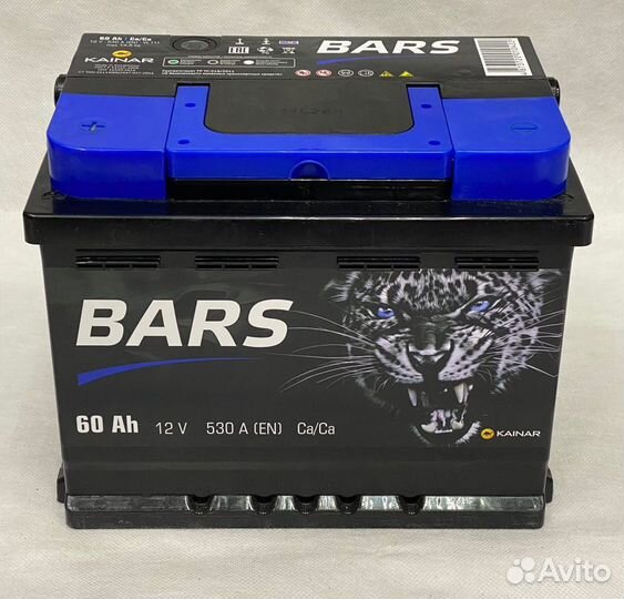 Автомобильный Аккумулятор Bars 60 п/п