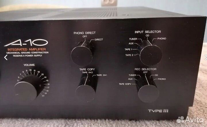 Усилитель NEC A-10III Dual Mono 1986 год