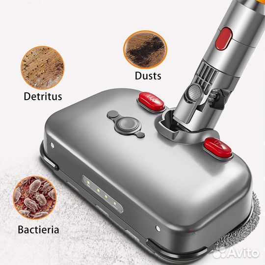 Турбо щетка моющая Dyson V7 V8 V10 V11 V15 с LED