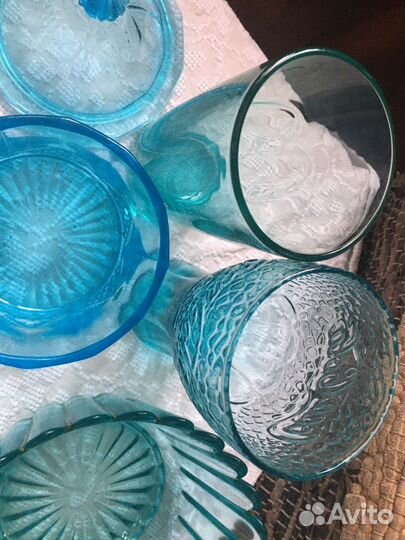 Купоросное аквамариновое стекло