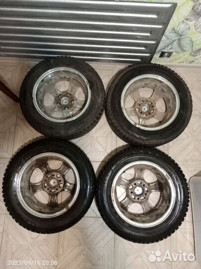 Продам литье хром не мятые,колеса 195-65-15