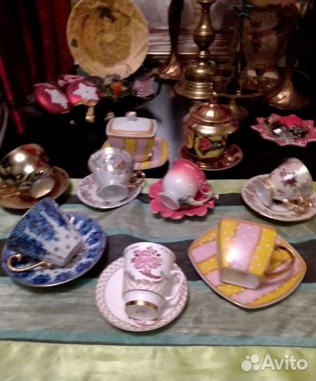 Чайный сервиз, кофейные пары, Чехия, Япония, лфз