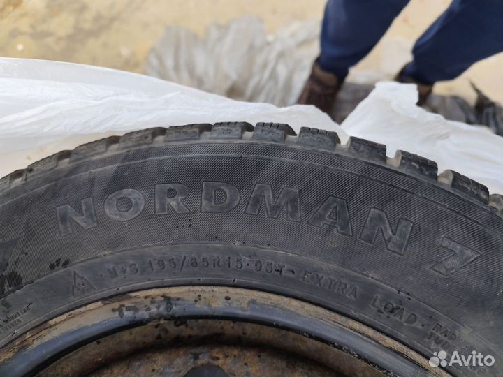 Шины и диски в сборе 195/65 R15, Nordman 7